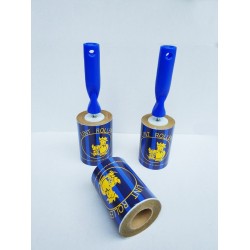 LINT  ROLLER -20M-WITH BLUE  HANDLE -brown